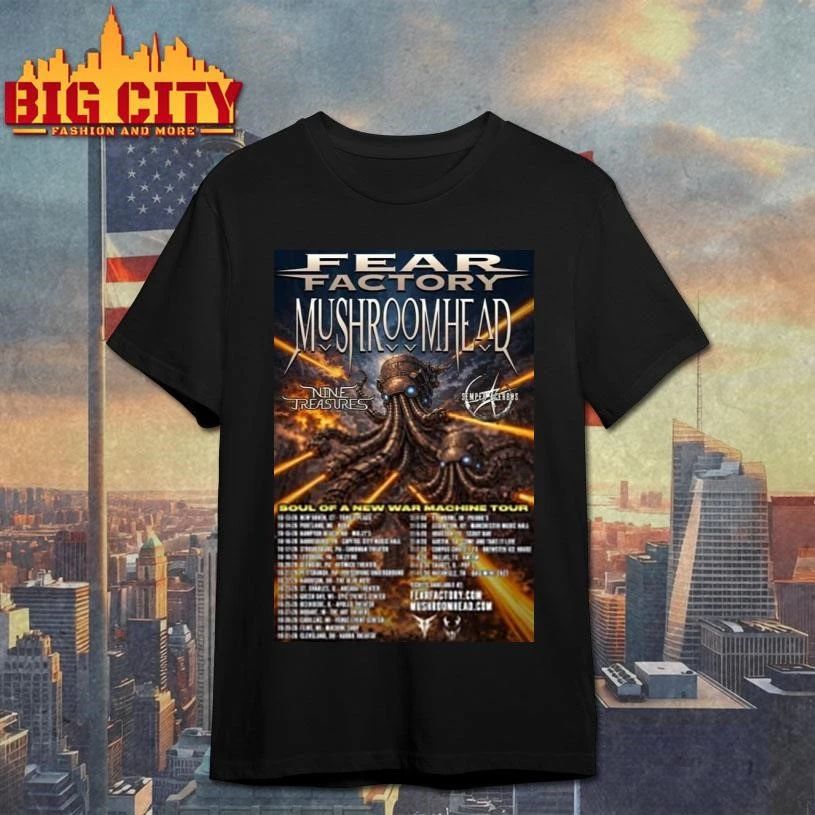 Fear Factory And Mushroomhead Soul Of A New War Machine Tour 2026 Poster Shirt