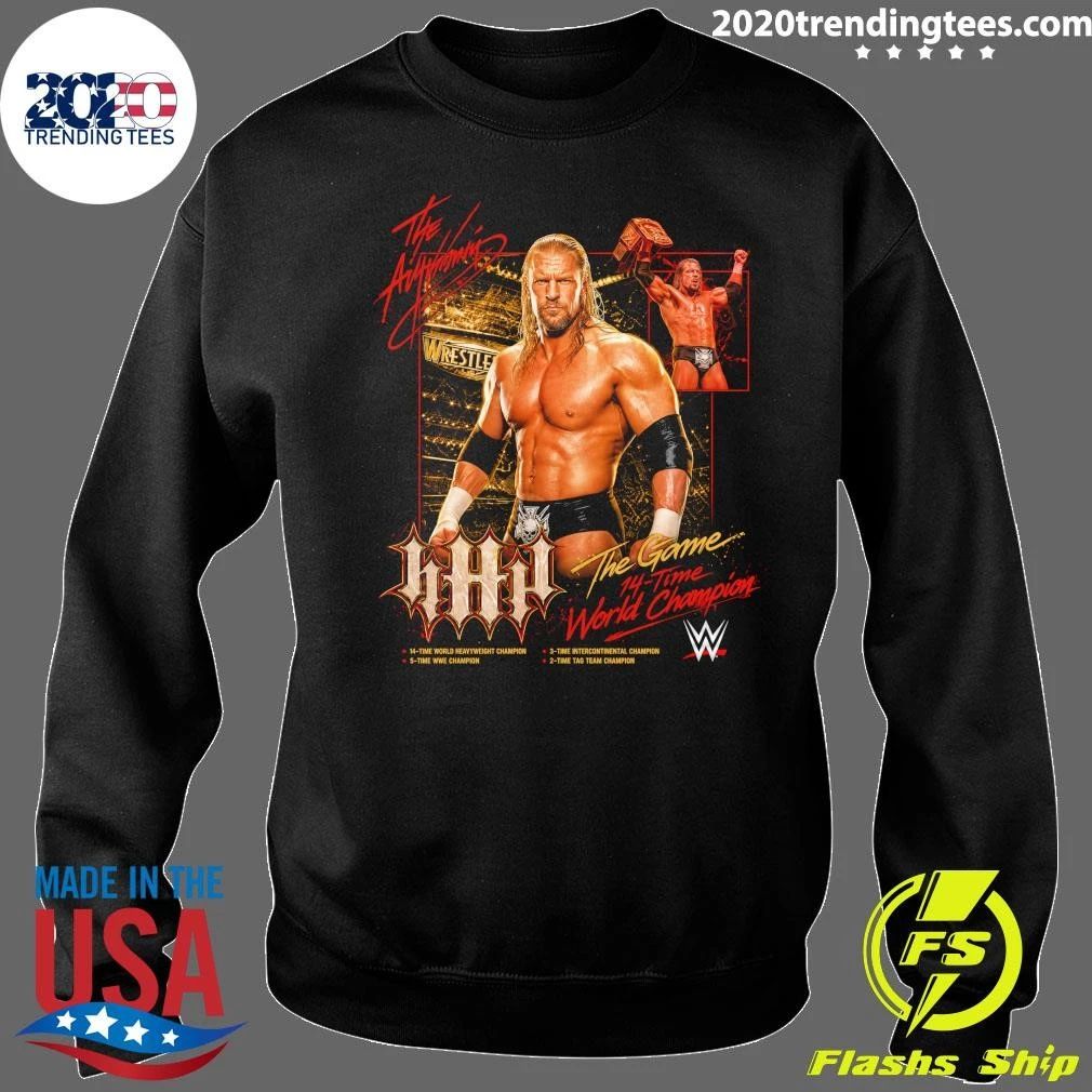 Triple H Wrestling Champion Ring Legend Fan Art Tee Shirt