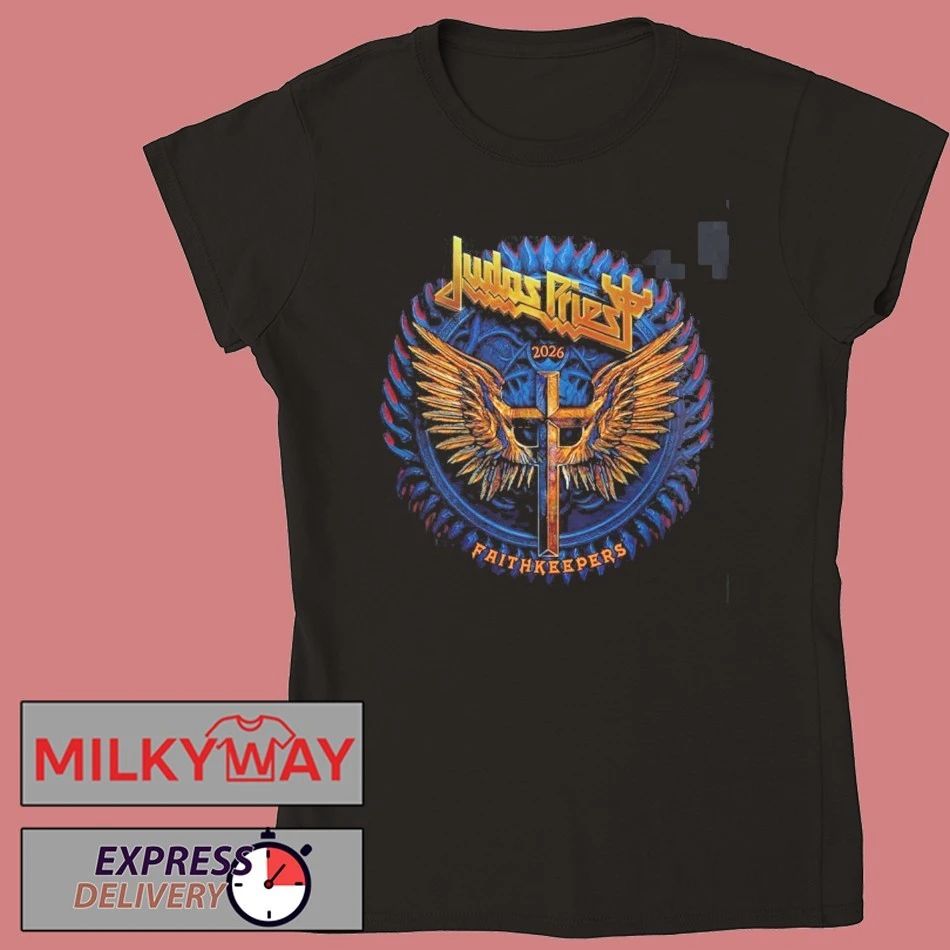 Judas Priest Faithkeepers 2026 Tour Italy Schedule Dates Two Sided T-Shirt