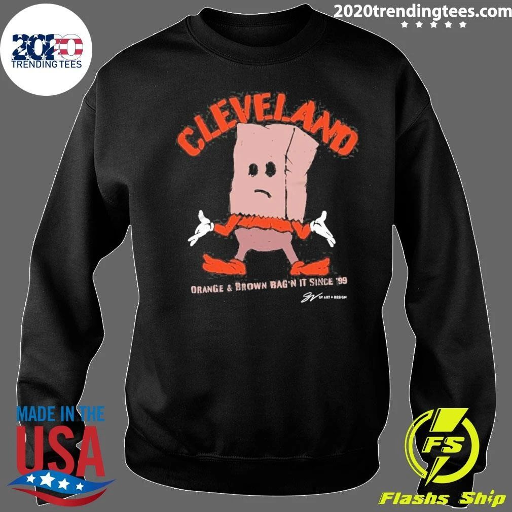 Cleveland Orange & Brown Bag It Since 99 Signature Shirt