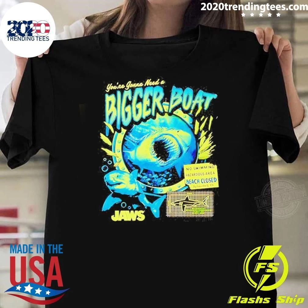 Jaws You’re Gonna Need A Bigger Boat Beach Closed Shirt