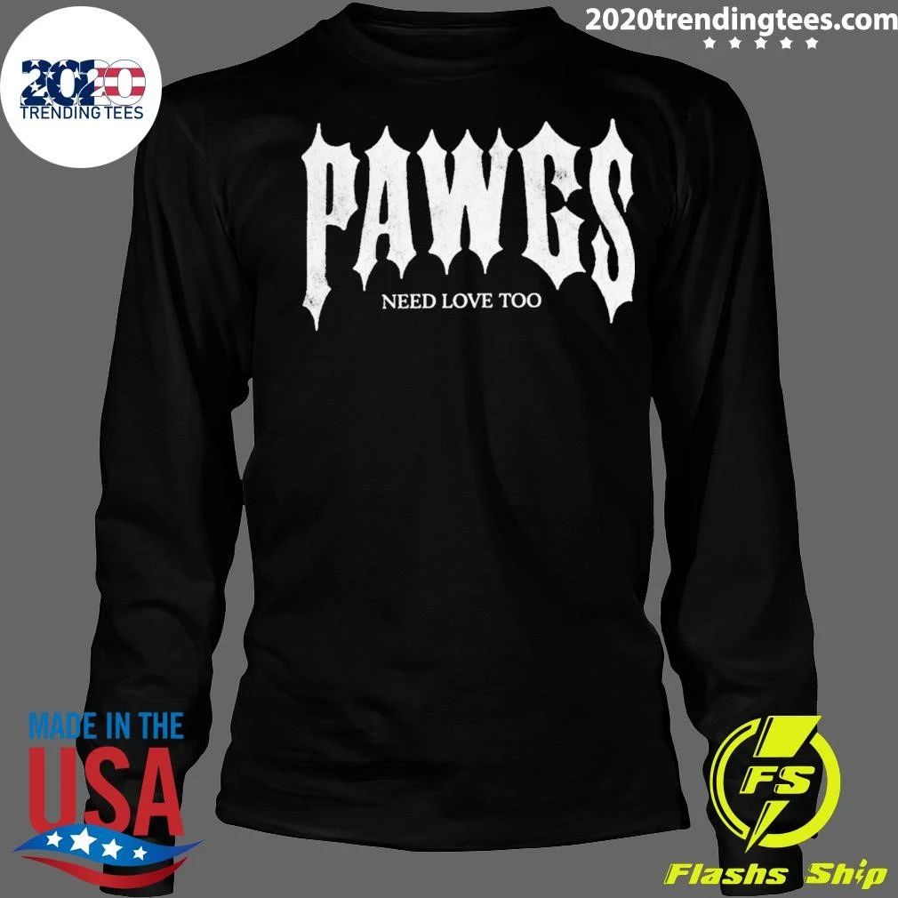 Damson Idris Pawgs Need Love Too Text Shirt