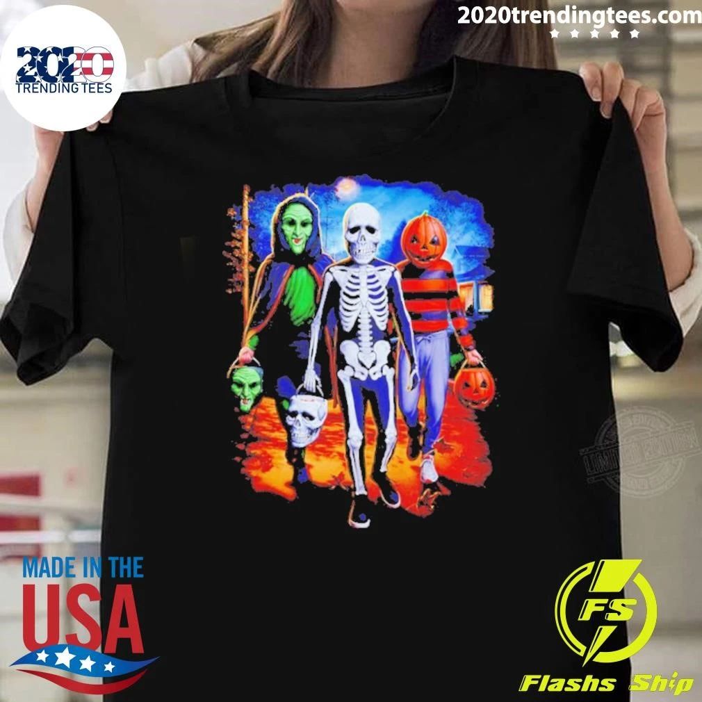 2026 Halloween Trio Halloween Night Trick Or Treat Shirt