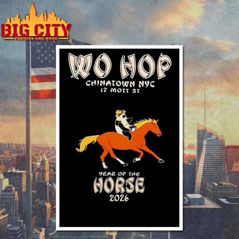 Wo Hop Chinatown NYC Year Of The Horse 2026 T-shirt