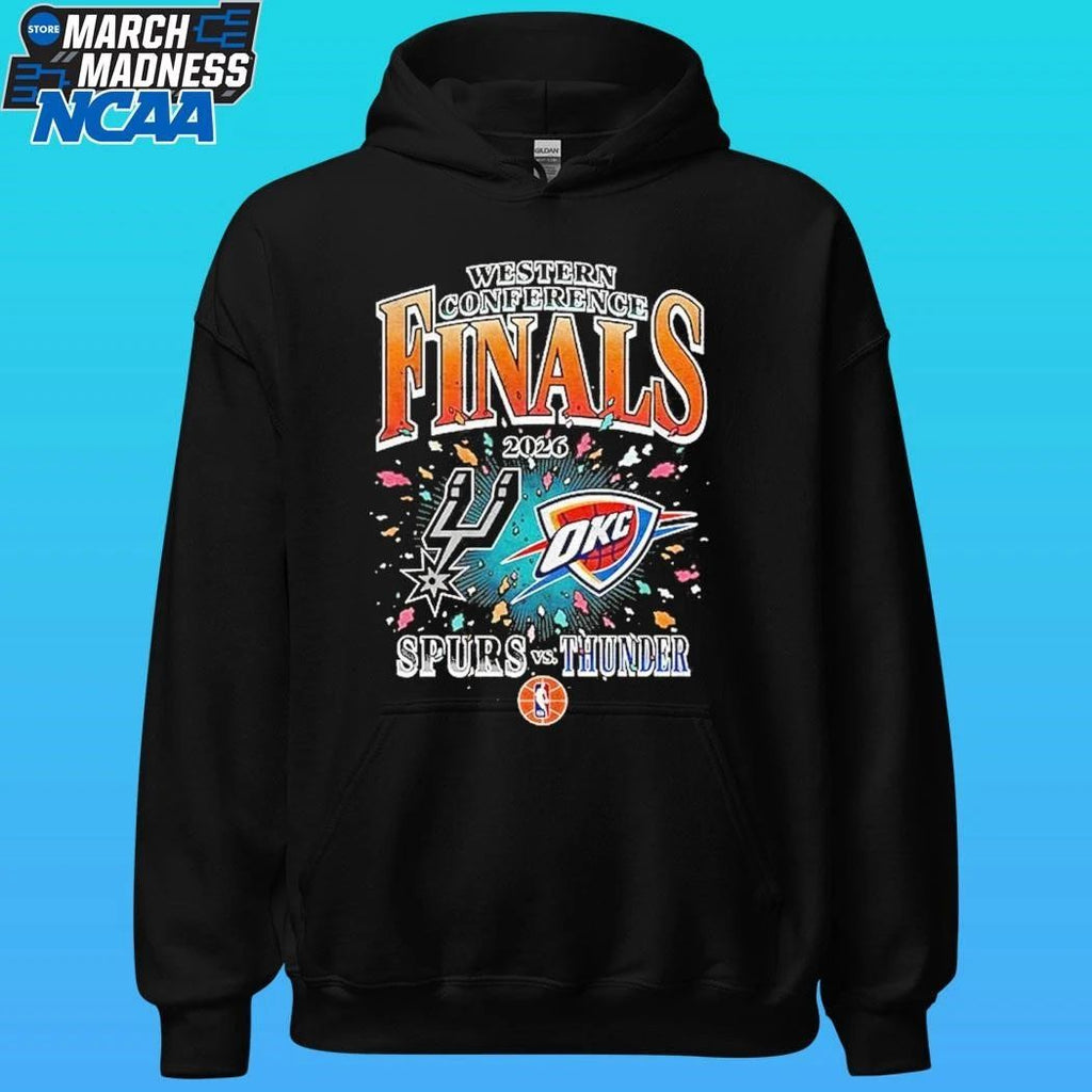 San Antonio Spurs Vs Oklahoma City Thunder Western Conference Finals 2026 Shirt