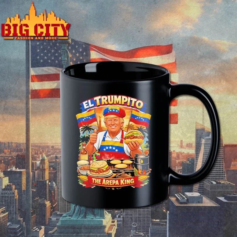 El Trumpito Arepa King Venezuelan Food & Street Food Humor t-shirt