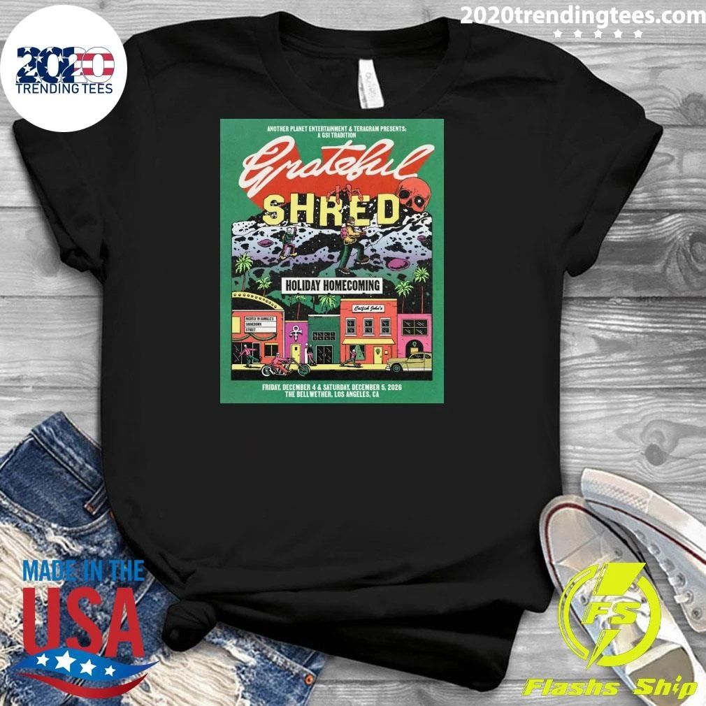 Grateful Shred In Los Angeles CA On December 4-5 2026 Tour Shirt