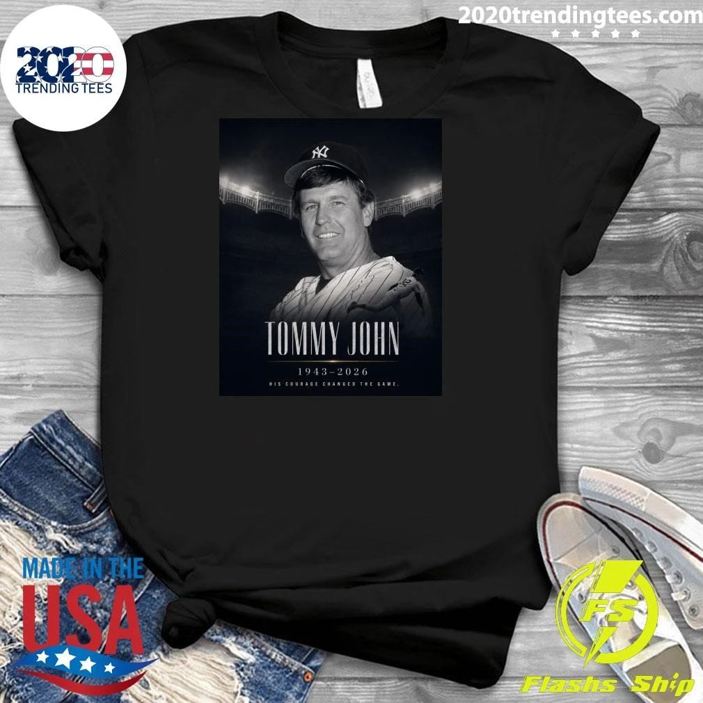 Tommy John 1943-2026 His Courage Changed The Game Shirt