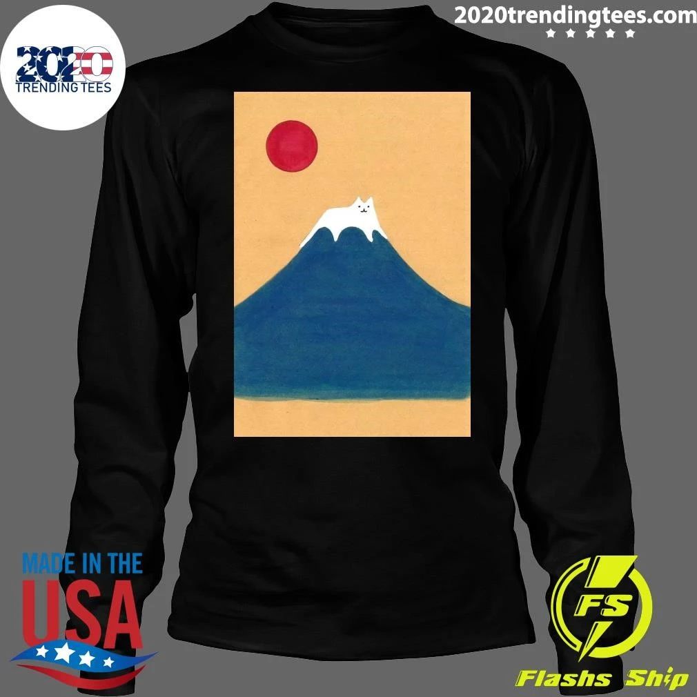 Cat Meow Fuji Retro Shirt