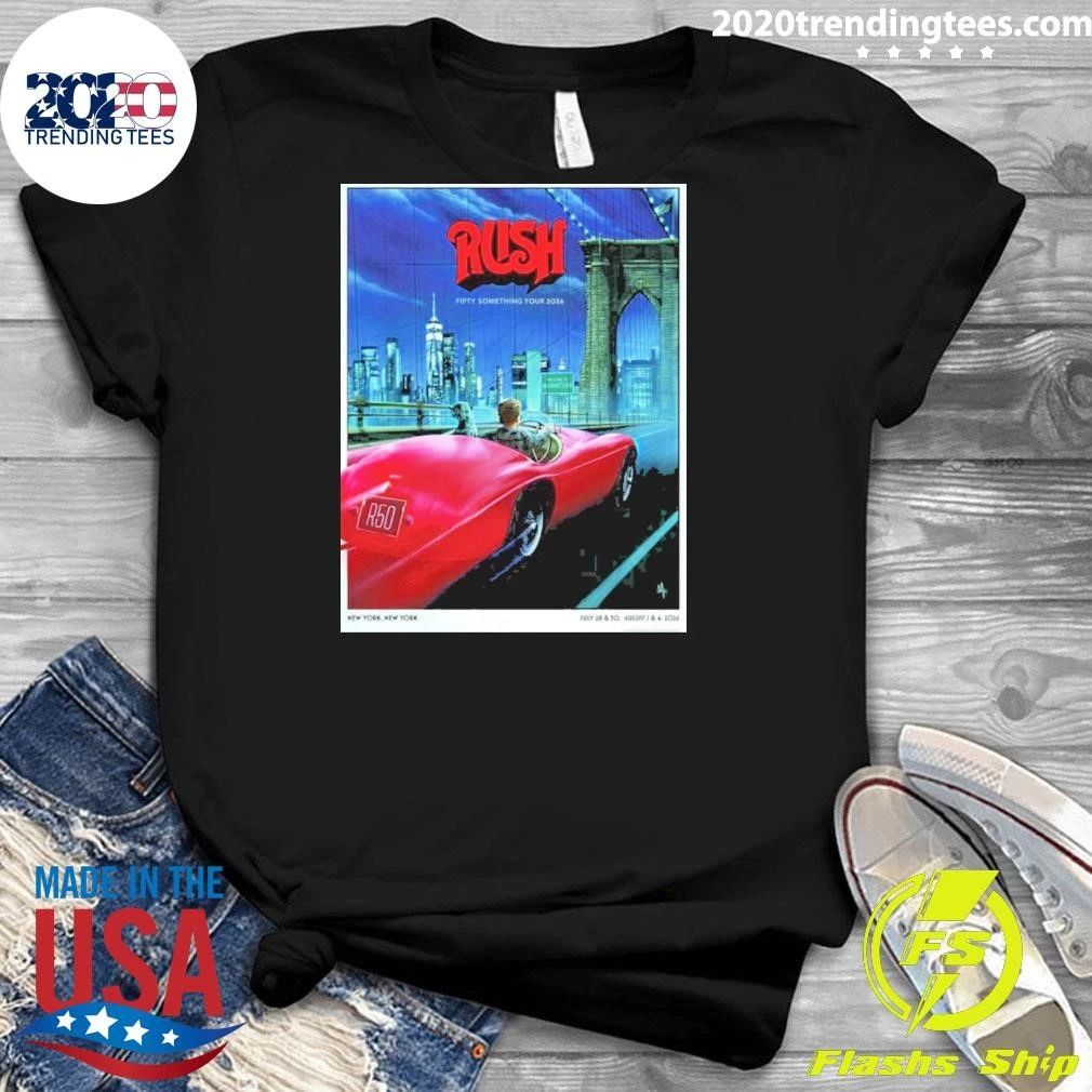 Rush New York 2026 Live At Madison Square Garden Exclusive Brooklyn Bridge Event On July 28 30 and August 1-4 2026 Shirt