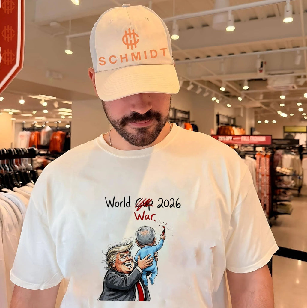Trump World War 2026 not World Cup shirt