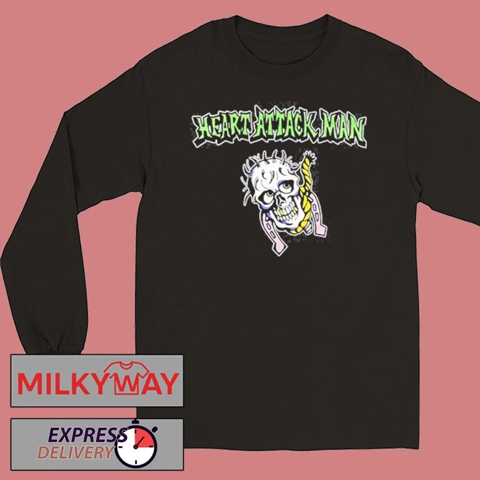 Heart Attack Man Skull Noose T-Shirt