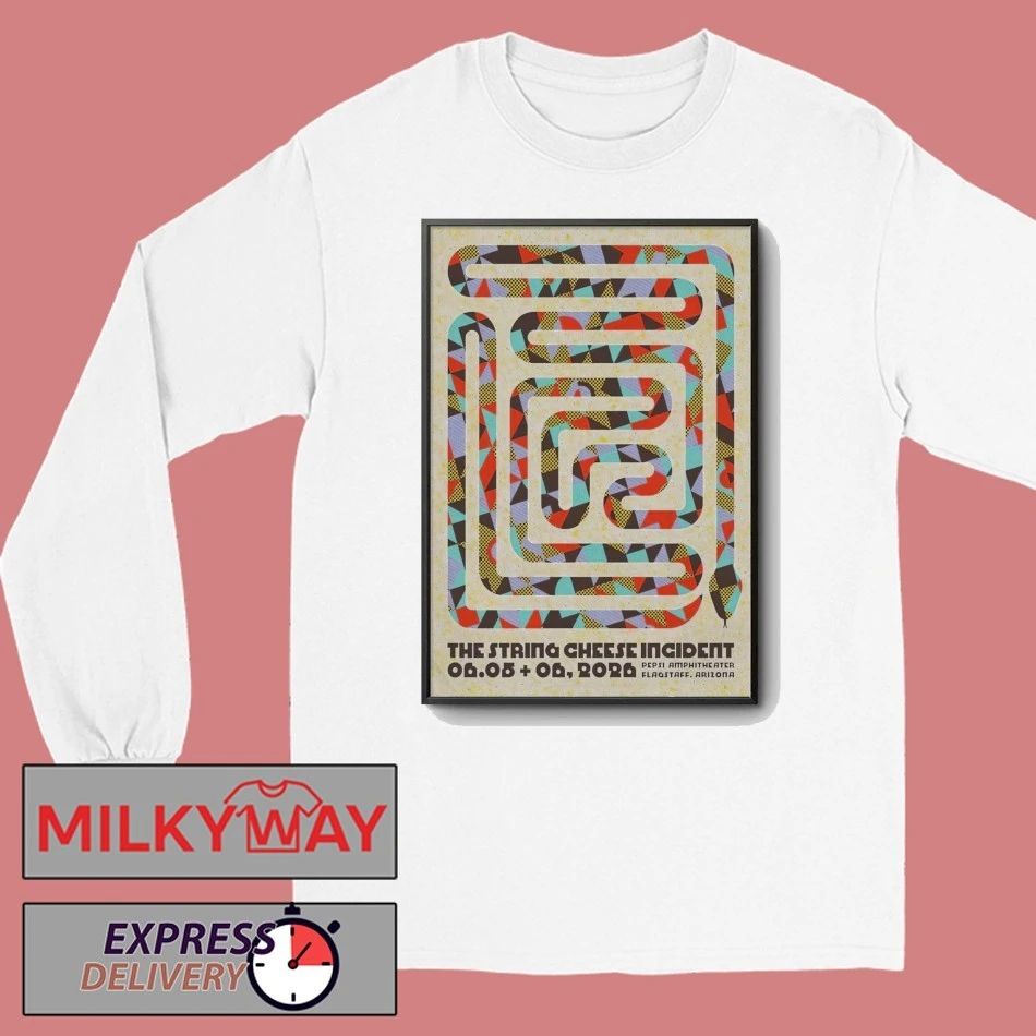 The String Cheese Incident June 5-6, 2026 Pepsi Amphitheater Flagstaff, Ariz Poster shirt