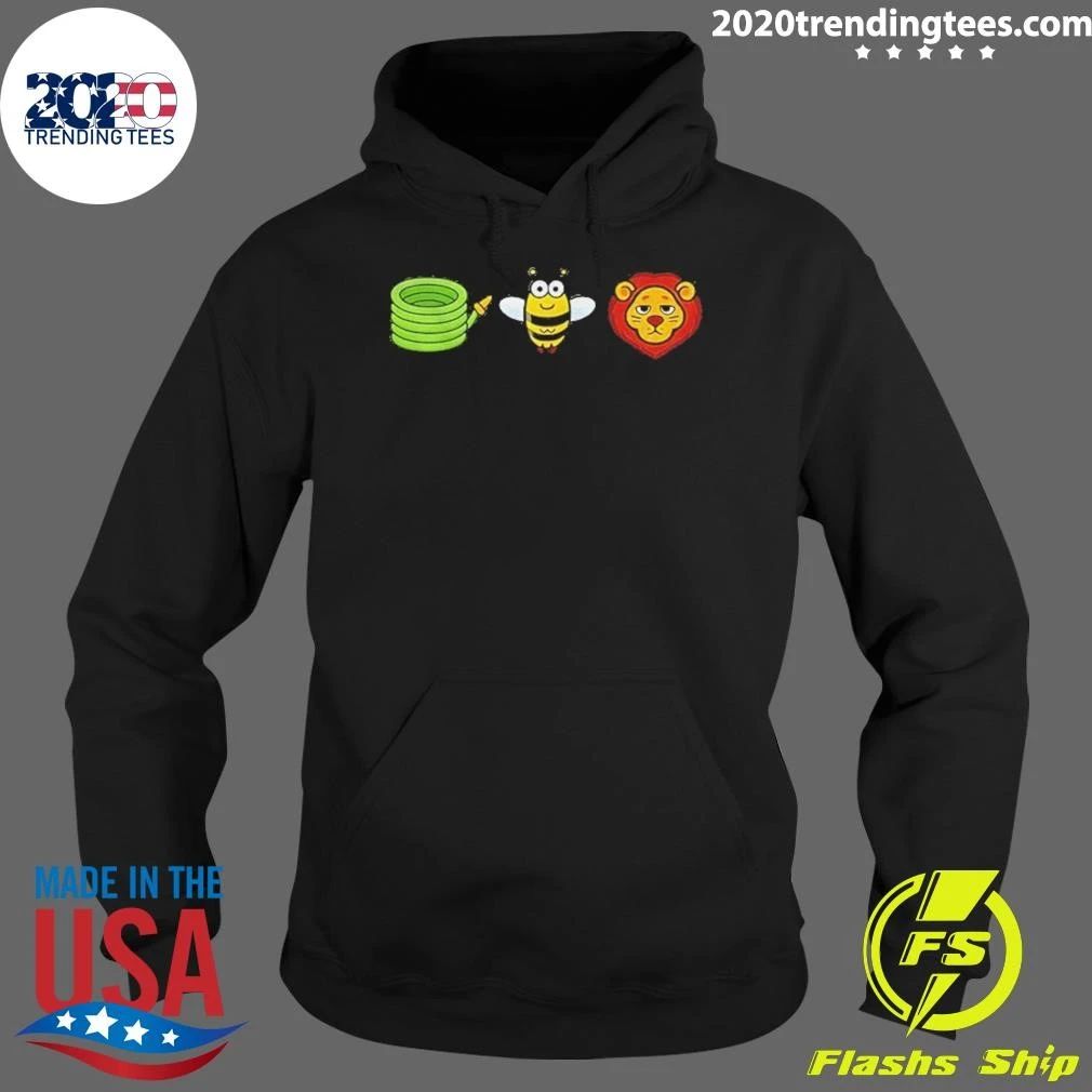 Bee And Lion Emoji Hose Shirt