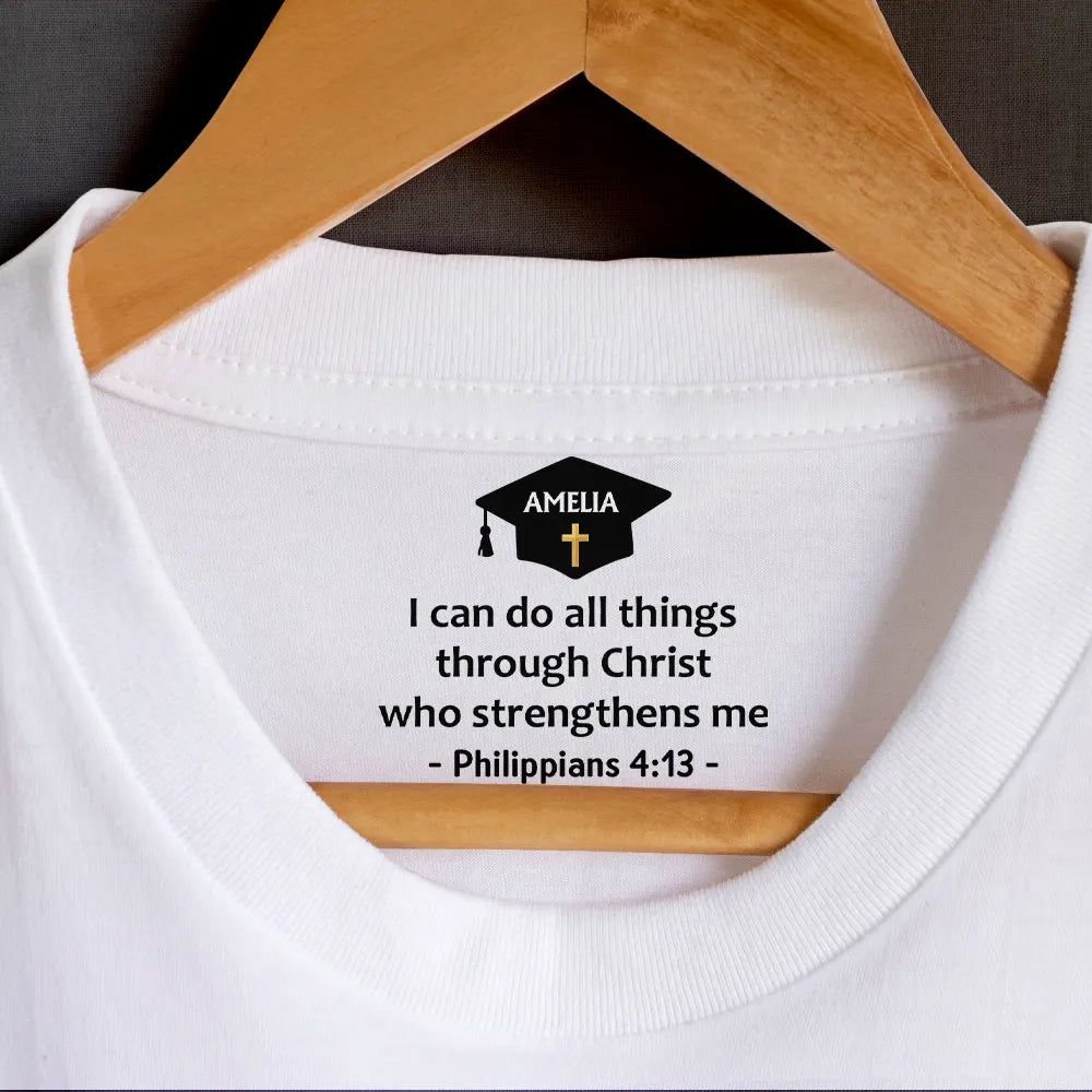 Faith Over Fear Bible Verse - Personalized T Shirt