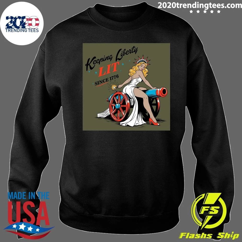 USA 250 Keeping Liberty Lit Since 1776 Shirt