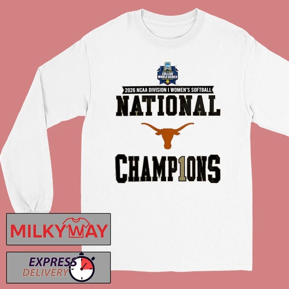 Texas Longhorns June 2026 NCAA Softball Women’s College World Series Shirt
