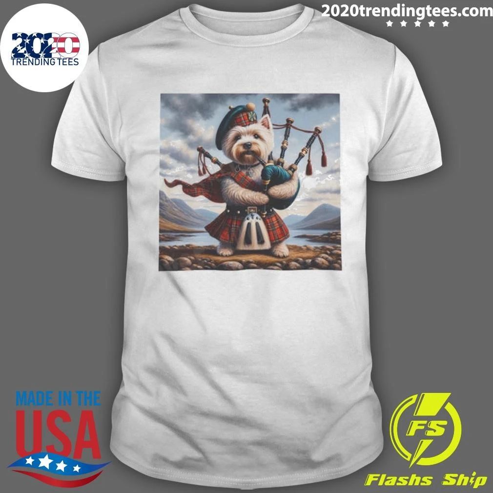 Scottish West Highland Terrier Scotland Dog Shirt