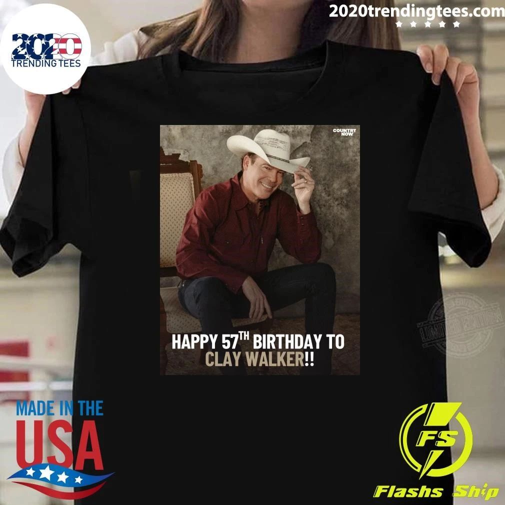 Happy 57th birthday to Clay Walker Shirt