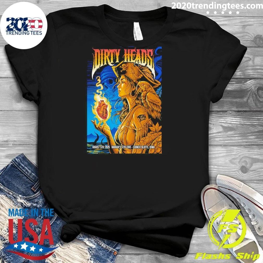 Dirty Heads August 5th, 2026 Harrah’s Stir Cove Council Bluffs, Iowa Shirt