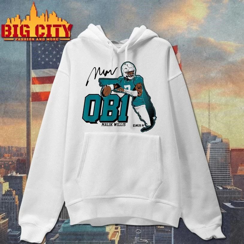 Malik Willis Miami QB1 Shirt