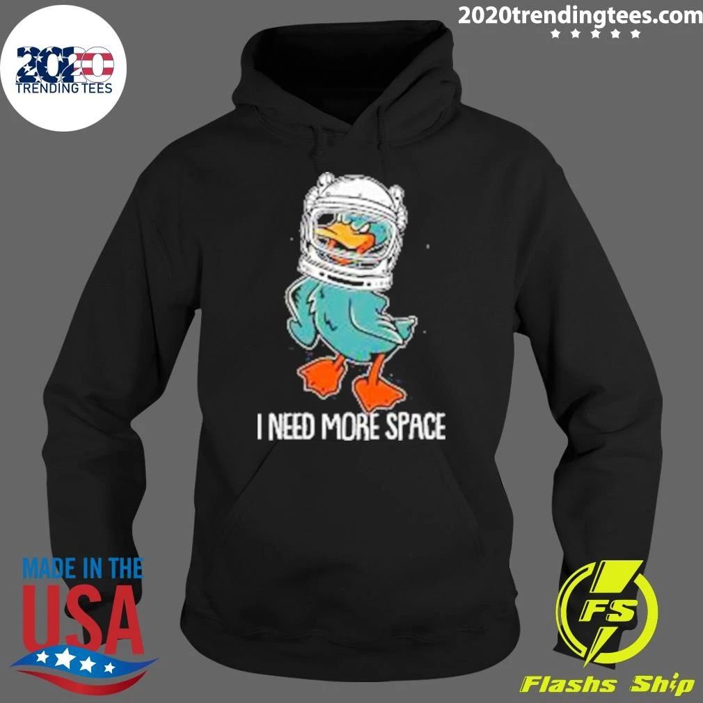 Duck Goose Geese Astronaut I Need More Space Shirt