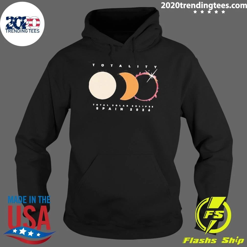 Totality Total Solar Eclipse Spain August 12 2026 Shirt