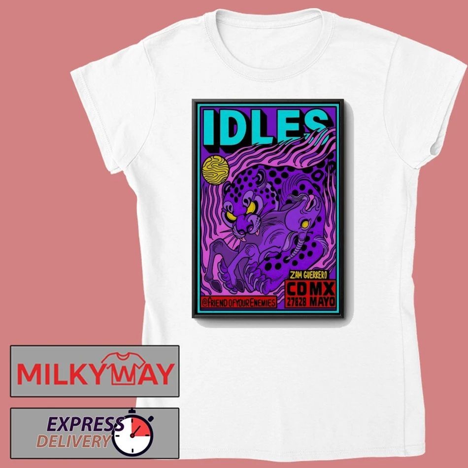 Idles May 27-28 2026 Estadio GNP Seguros Mexico Poster shirt