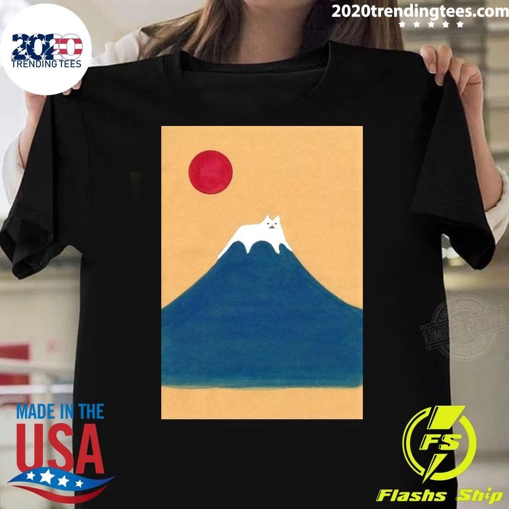 Cat Meow Fuji Retro Shirt