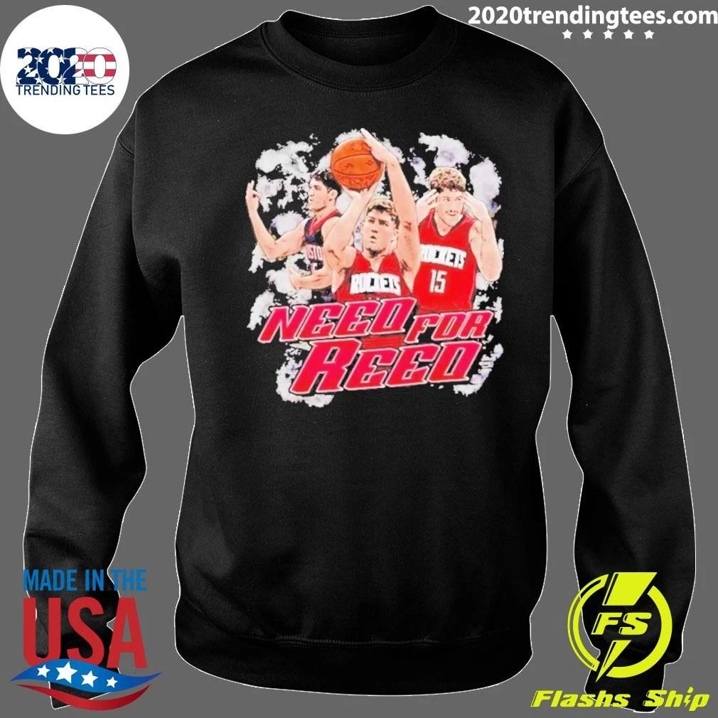 Reed Sheppard Houston Rockets Need for Reed Collage Shirt