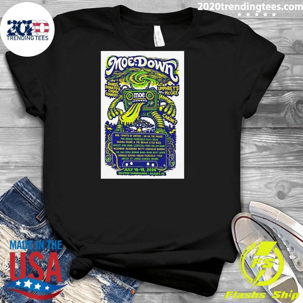 Moe. Pelham Tn 2026 Shirt