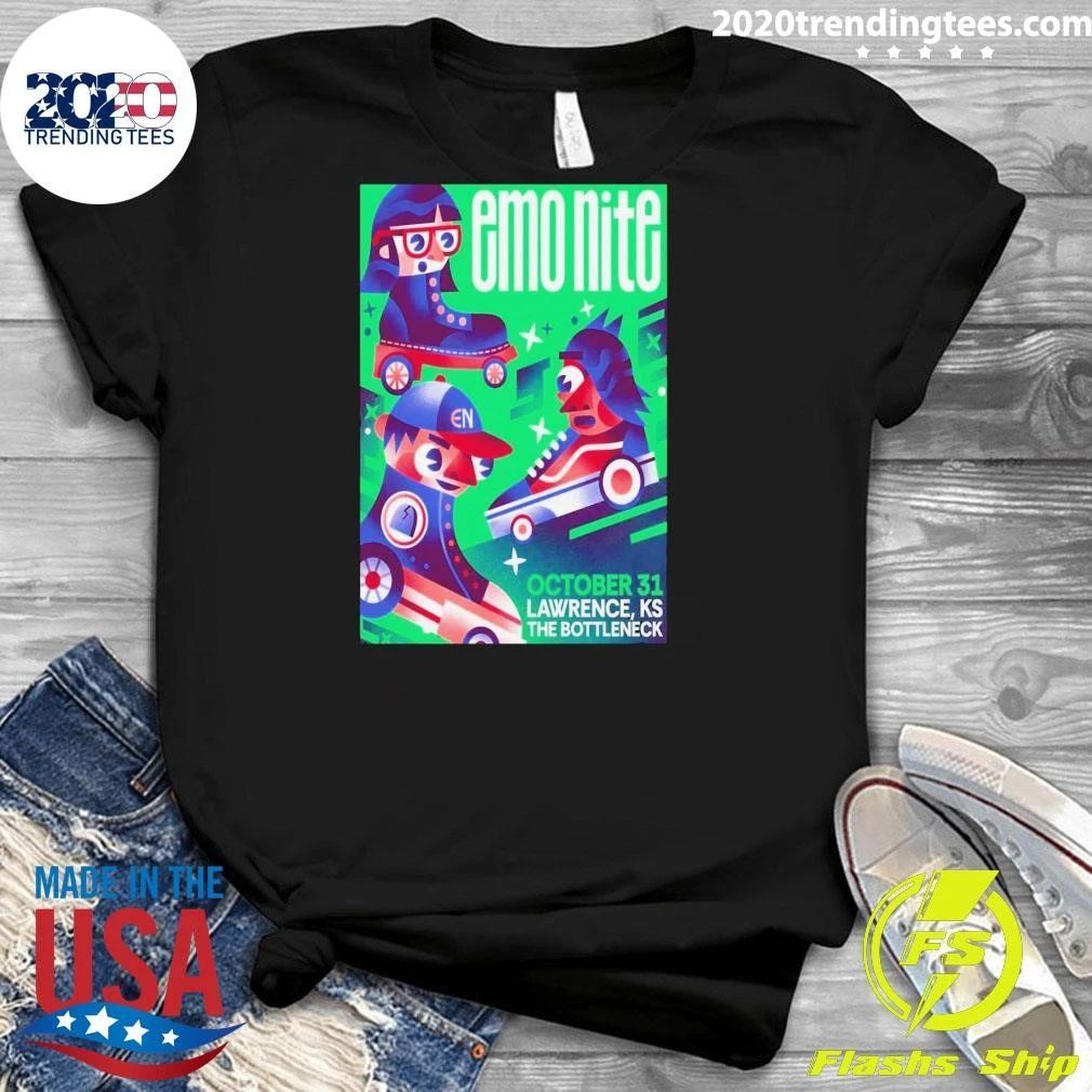 Emo Nite Halloween Show In Lawrence KS On October 31 2026 Poster Shirt