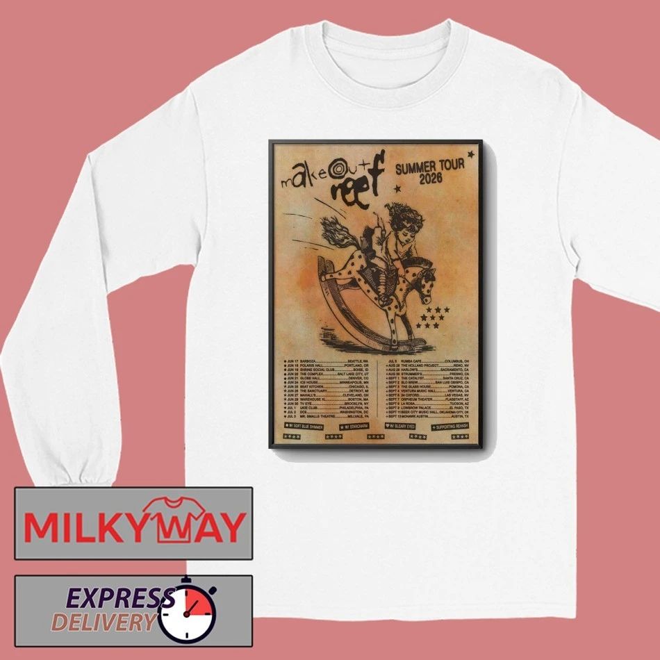 Makeout Reef Tour 2026 Poster shirt
