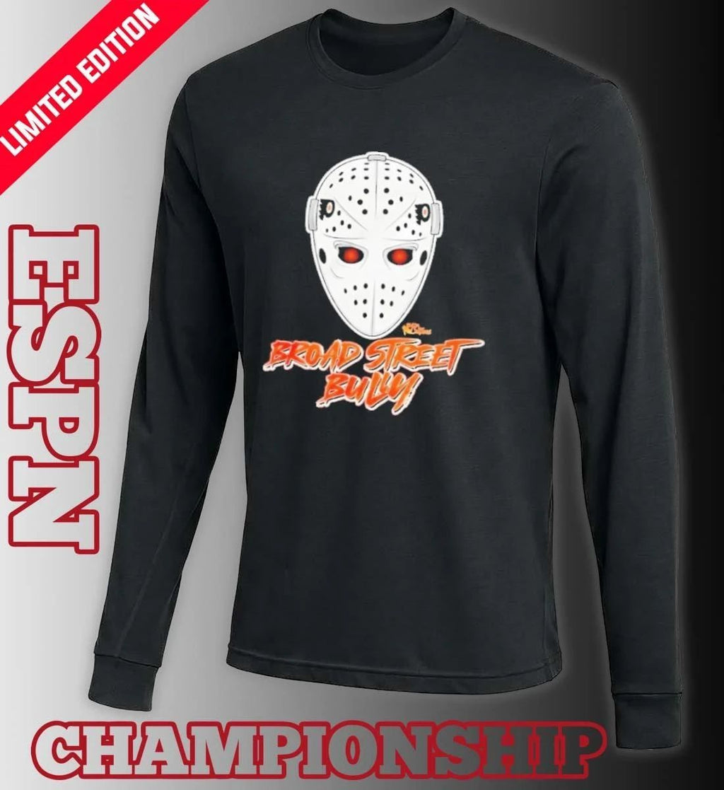 Philadelphia Flyers Hockey Mask Broad Street Bullies Playoffs Shirt