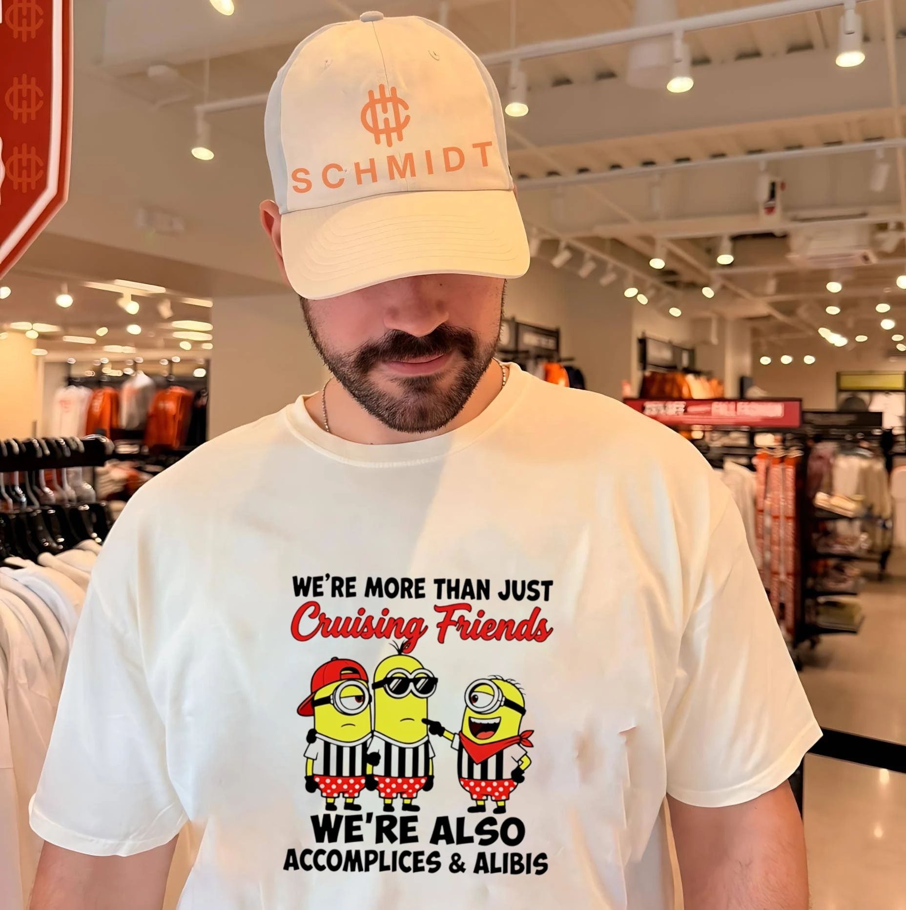 We’re more than just cruising friends we’re also accomplices & alibis Minion shirt