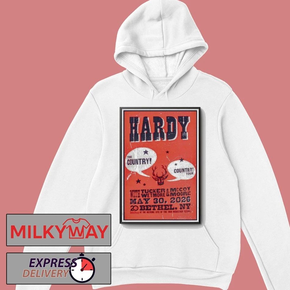POSTER HARDY Bethel Woods Center May 30 2026 Bethel, NY LIMITED shirt