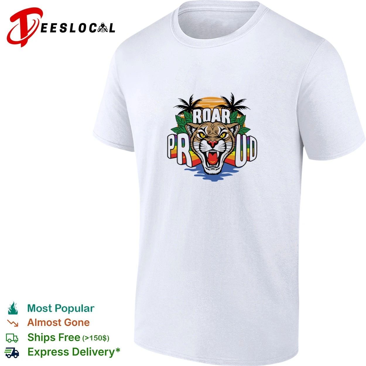Roar Proud Florida Panthers Pride Night T-shirt