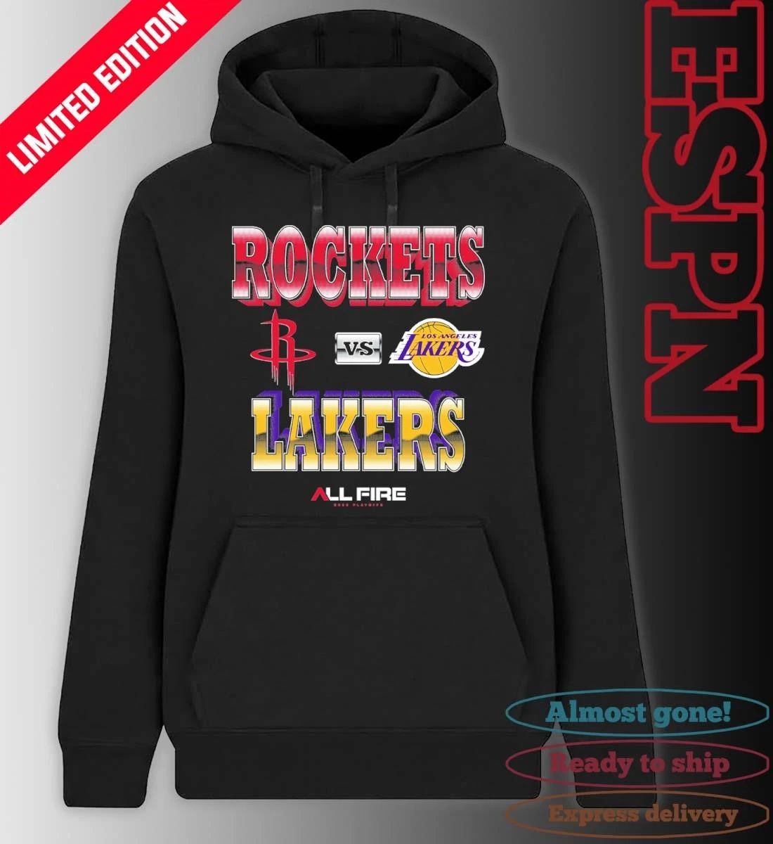 Houston Rockets Vs Los Angeles Lakers Legends 2026 Playoffs Match-Up T-Shirt