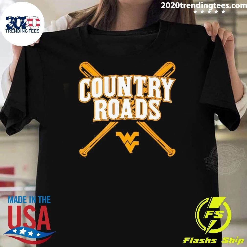 West Virginia Mountaineers Baseball Country Roads Mlb 2026 Shirt