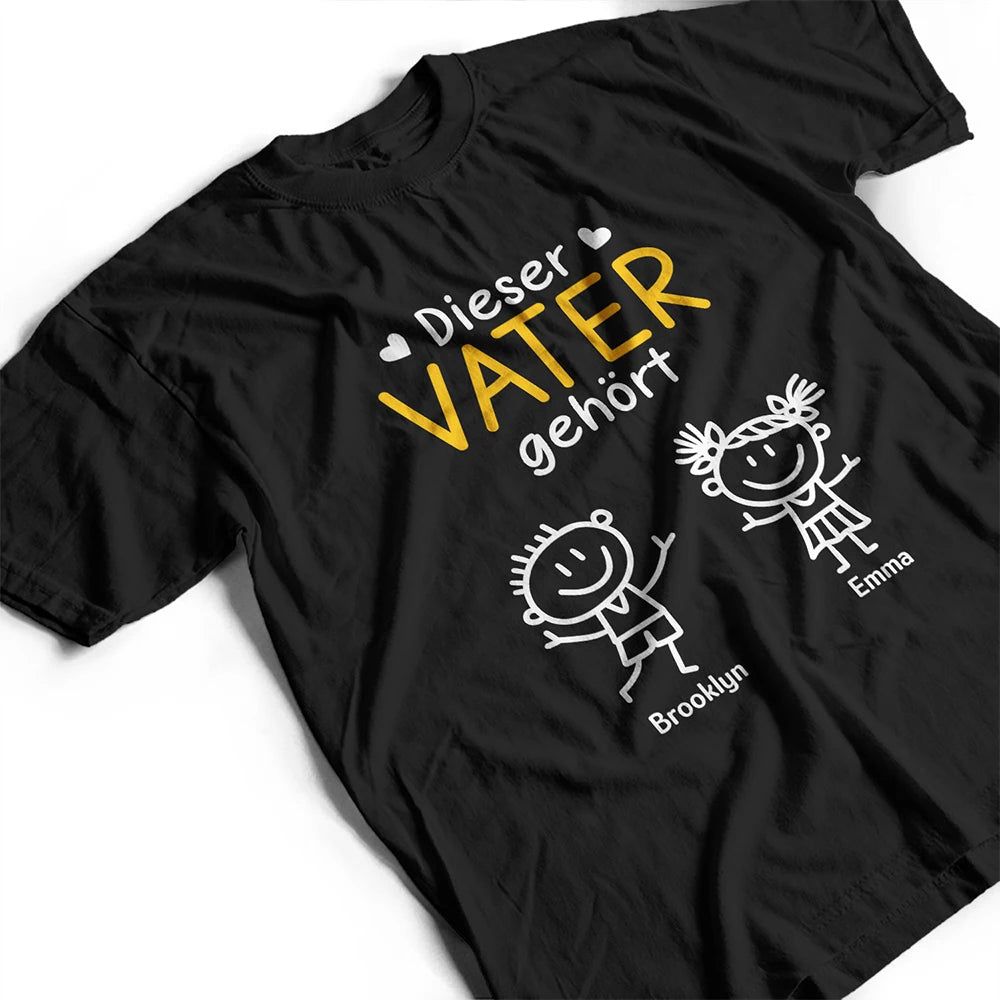 Dieser Großvater Diese Großmutter Dieser Vater Diese Mutter Gehört - Personalisiertes T Shirt