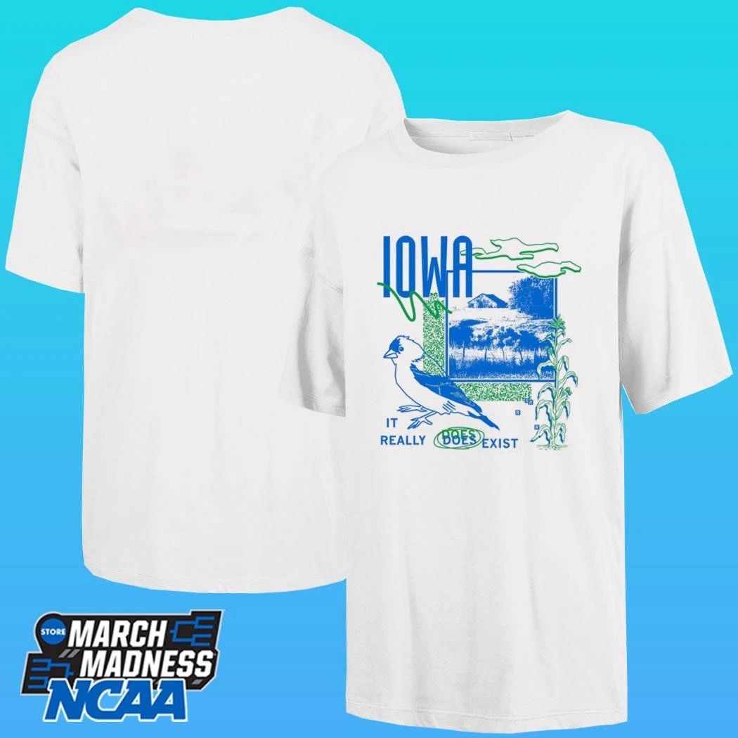 Iowa It Really Does Exist Ringer Shirt