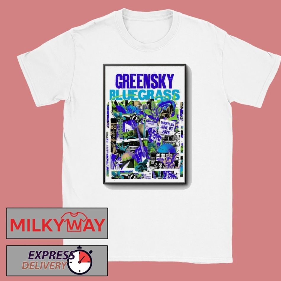 Greensky Bluegrass 2026 Summer Tour Poster shirt