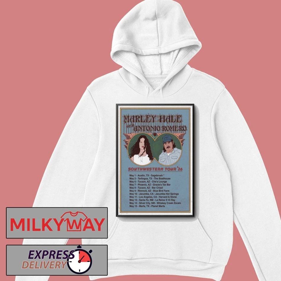 Marley Hale With Antonio Romero Southwestern 2026 Tour Poster shirt