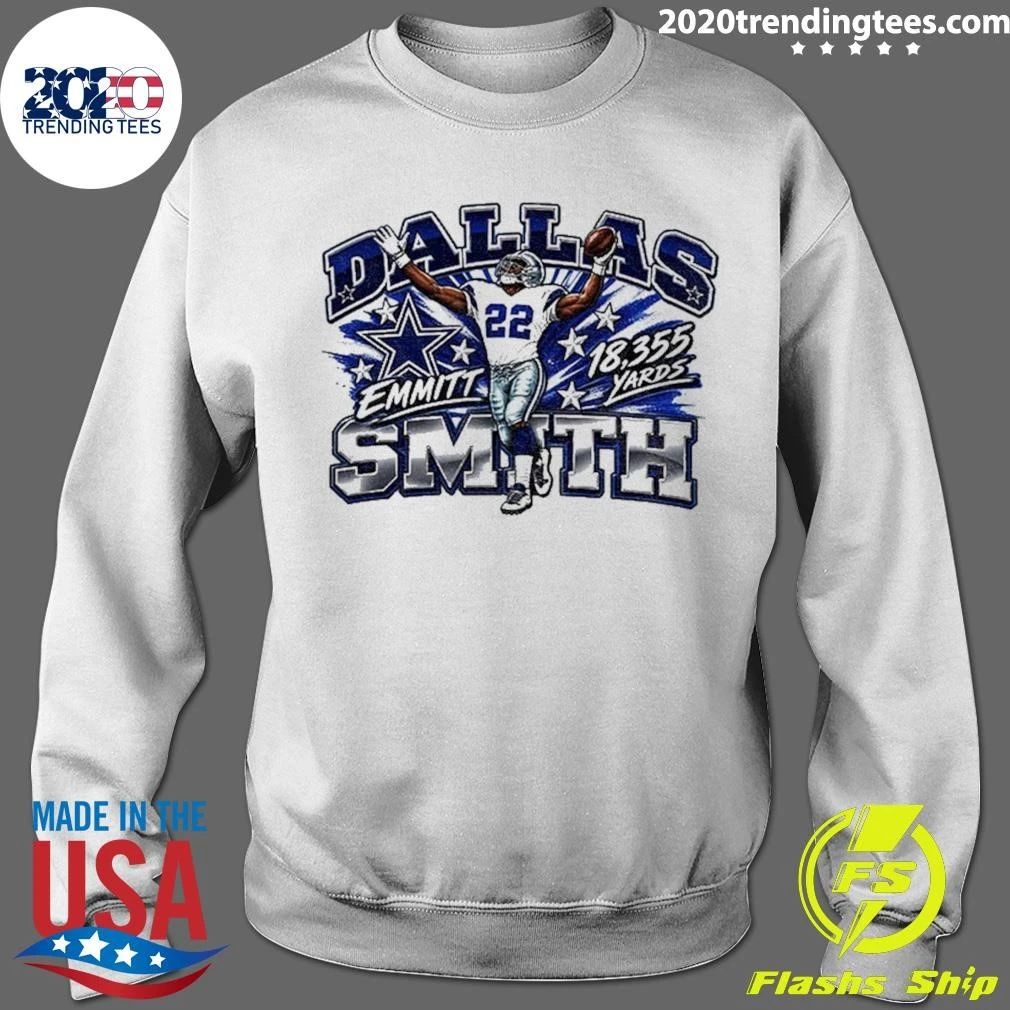 Emmitt Smith Dallas Legacy Cheer 18 355 Yards Shirt