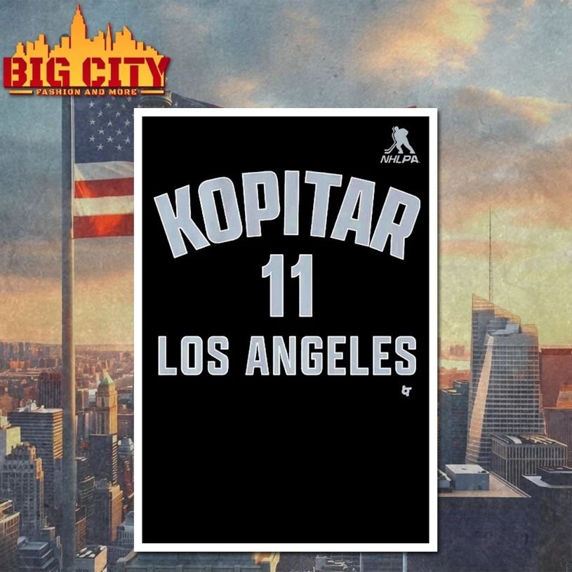 Anze Kopitar Los Angeles Name & Number t-shirt