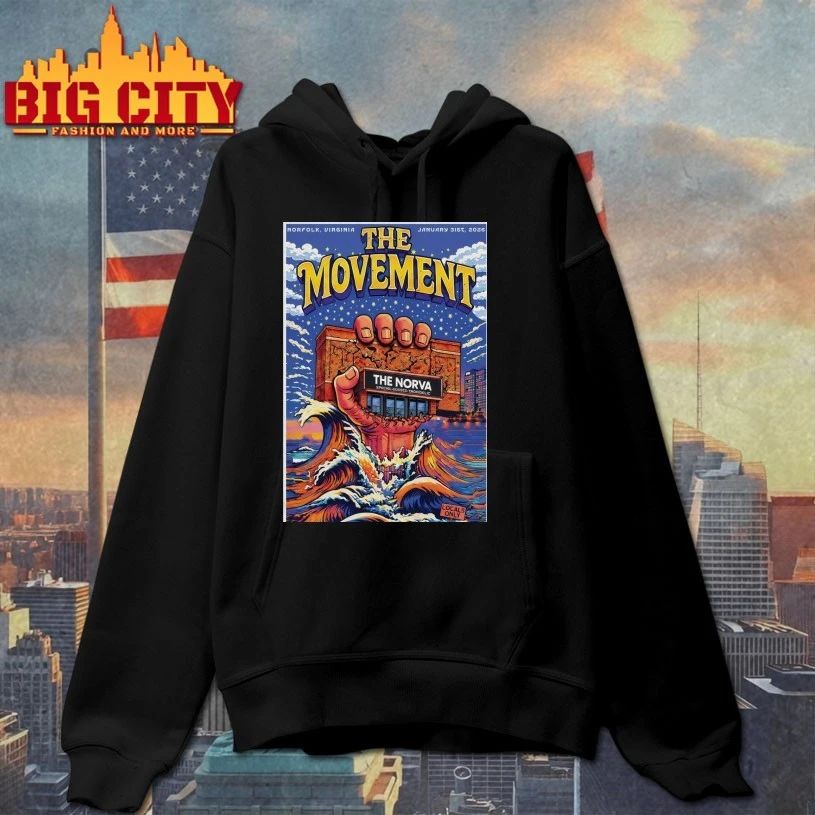 The Movement The NorVa In Norfolk VA Jan 31 2026 Poster t-shirt