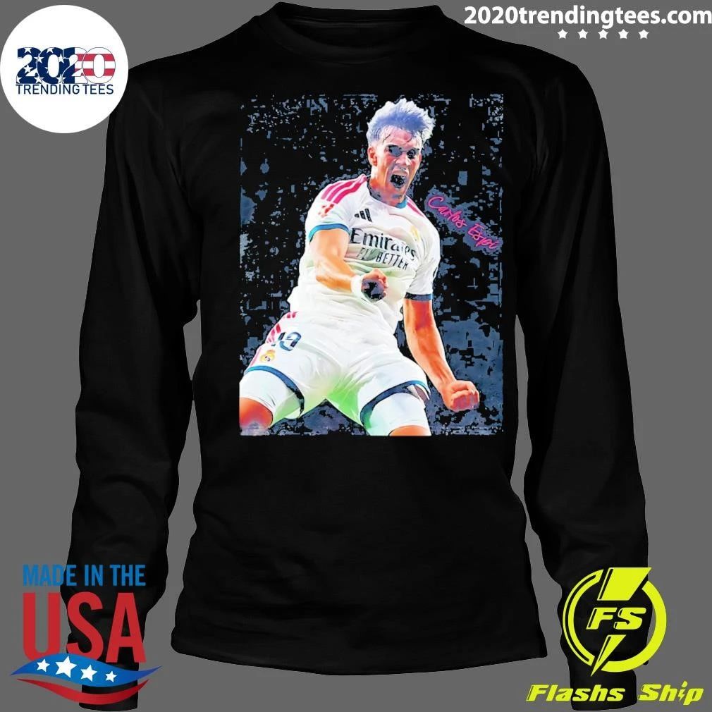 Carlos Espi Valencia Cf Mestalla Portrait Shirt