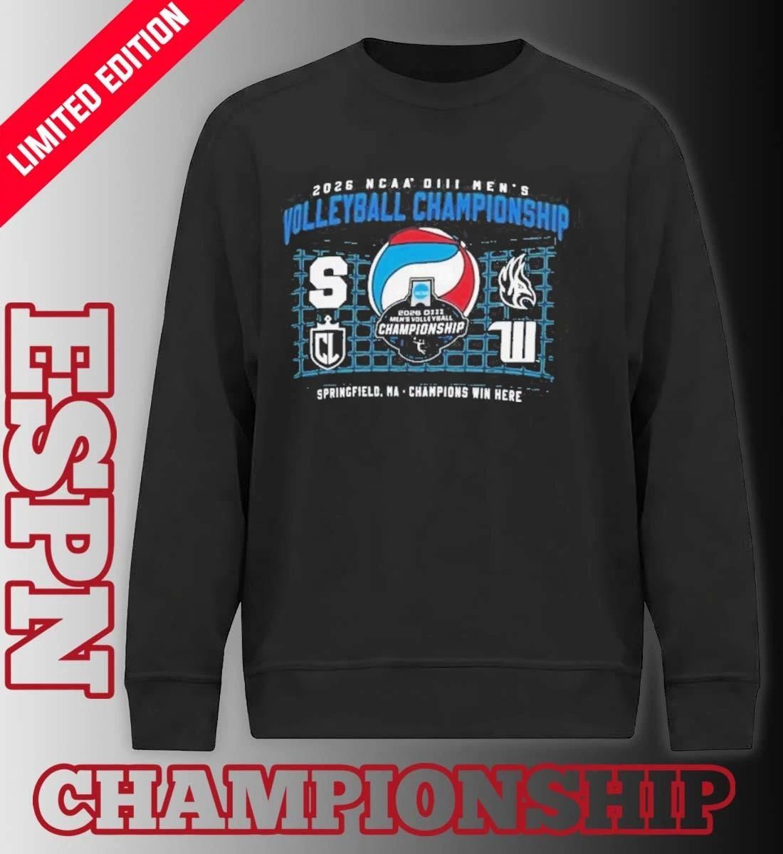 2026 NCAA DIII Men’s Volleyball Championship 4 Team Bound Springfield, MA Shirt