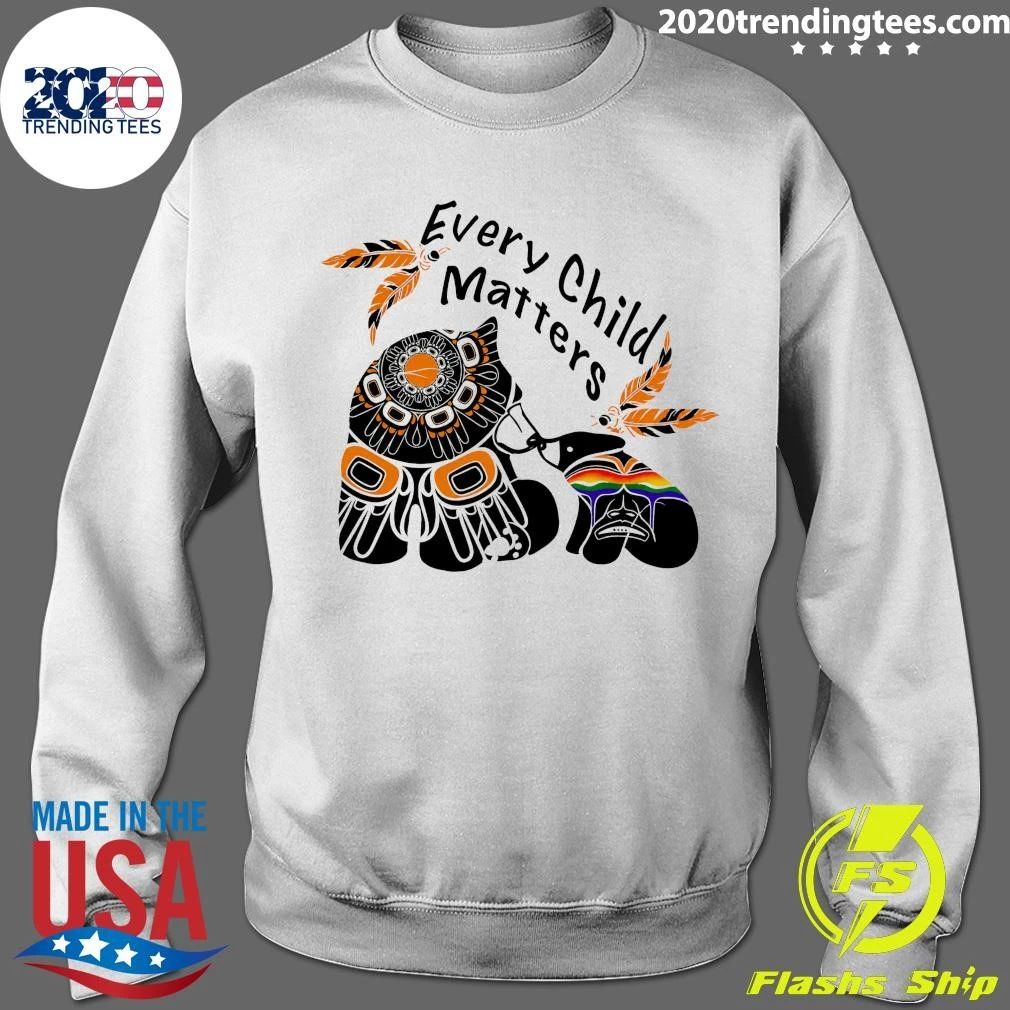 Mama Bear and Cub Every Child Matters Shirt