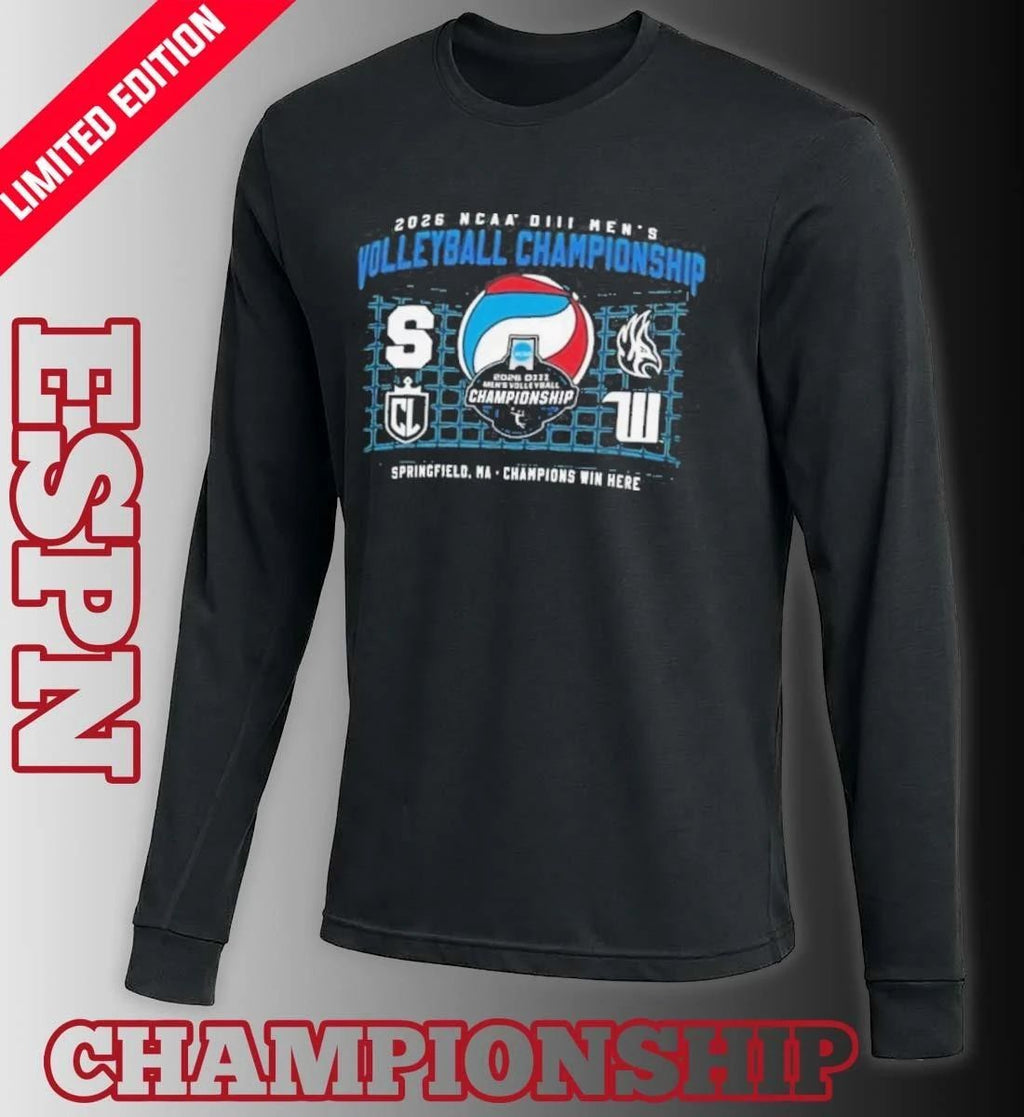 2026 NCAA DIII Men’s Volleyball Championship 4 Team Bound Springfield, MA Shirt